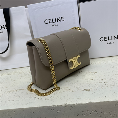 Celine Teen VICTOIRE Bag In Supple Calfskin Light Brown
