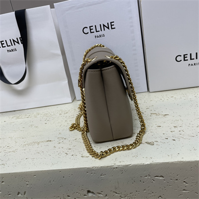 Celine Teen VICTOIRE Bag In Supple Calfskin Light Brown