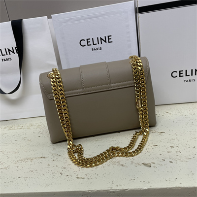 Celine Teen VICTOIRE Bag In Supple Calfskin Light Brown