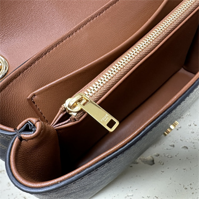 Celine Teen VICTOIRE Bag In Triomphe Canvas Tan