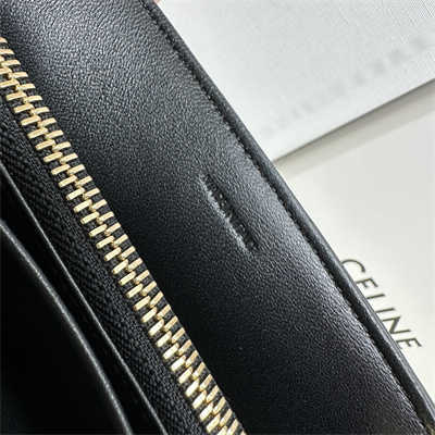 Celine Medium VICTOIRE Bag In Supple Calfskin Black/Gold