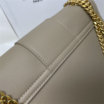 Celine Medium VICTOIRE Bag In Supple Calfskin Light Brown