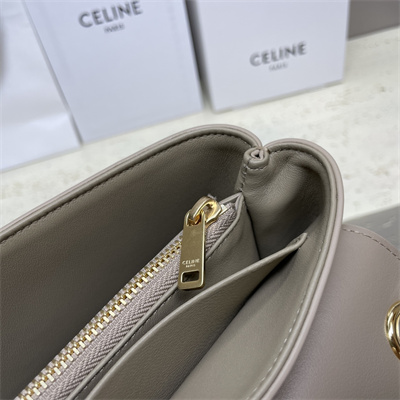 Celine Medium VICTOIRE Bag In Supple Calfskin Light Brown