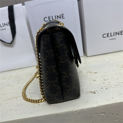 Celine Medium VICTOIRE Bag In Triomphe Canvas Tan