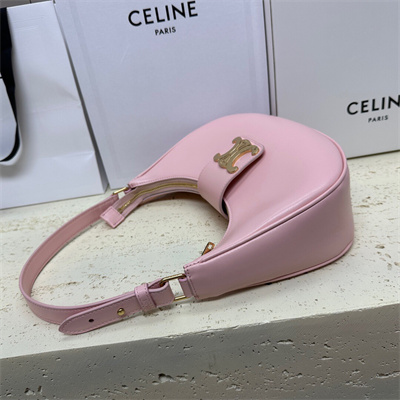 Celine Medium AVA Triomphe Bag In Smooth Calfskin Pink