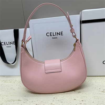 Celine Medium AVA Triomphe Bag In Smooth Calfskin Pink