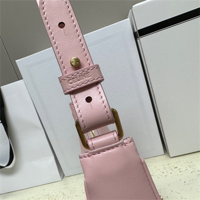 Celine Medium AVA Triomphe Bag In Smooth Calfskin Pink
