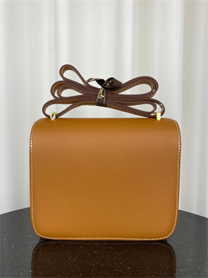 Constance Bag Epsom Leather 18CM Gold/Silver Tone Metal In Gold Color HS