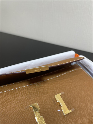 Constance To Go Wallet Epsom Leather Gold Tone Metal In Gold Color HS