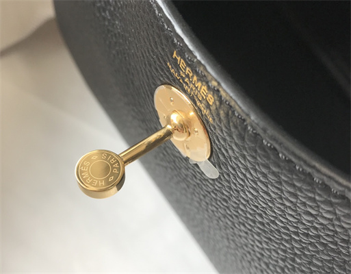 Lindy Mini Bag Calfskin Leather Gold/Silver Tone Metal In Black Color