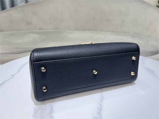 CD Lady D-Sire Medium My ABCDior Bag Bull Leather Black