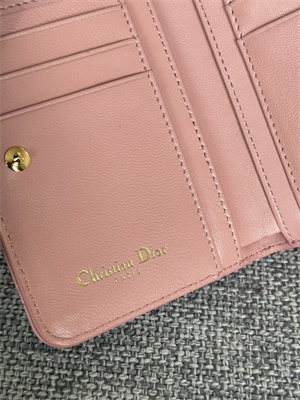 CD Caro Scarlet Wallet Supple Cannage Lambskin Pink S5032