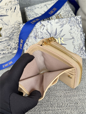 CD Caro Scarlet Wallet Supple Cannage Lambskin Beige S5032