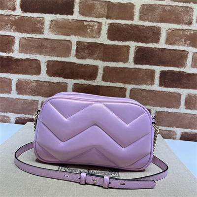 Gucci GG MARMONT Small Shoulder Bag Pink iridescent 447632