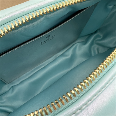 Gucci GG MARMONT Small Shoulder Bag Lt Blue iridescent 447632