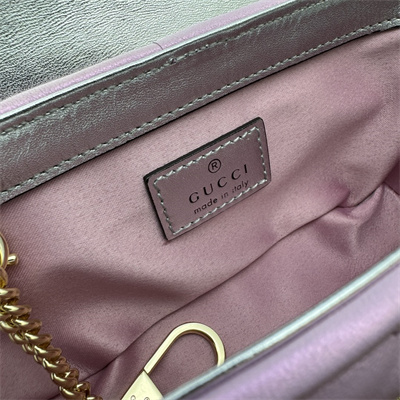 Gucci GG MARMONT  MINI BAG Pink iridescent 476433