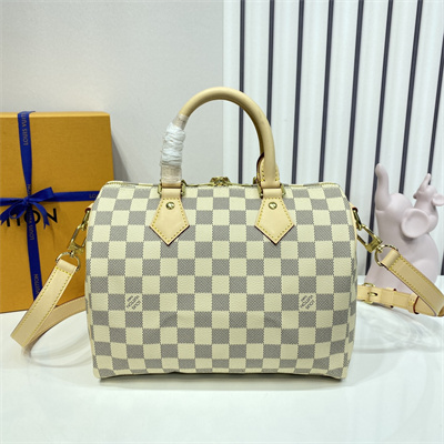 L.V Speedy Bandoulière 25 Damier Azur N41374