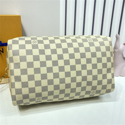 L.V Speedy Bandoulière 30 Damier Azur N41373