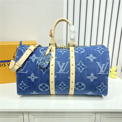 L.V Keepall Bandoulière 45 Monogram Denim M24315