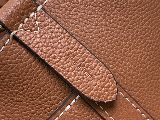 L.V Lock and Walk Grained Calfskin Cognac M24165