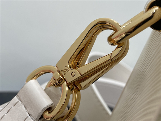 L.V Twist MM Bag With Strap EPI Leather Cream M24765