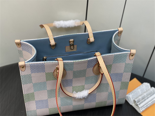 L.V ONTHEGO MM Damier Giant Coated Canvas N40518