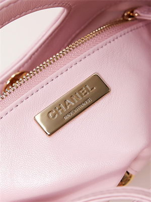Chanel 31 Mini Shopping Bag Lambskin & Gold-Tone Metal Pink AS4133