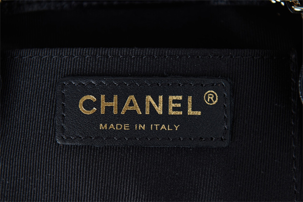 Cha.nel Duma Backpack Lambskin Gold Tone Metal Black AS2908