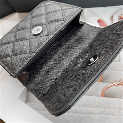 Chanel Belt bag Grained Calfskin Black Tone Metal Black A81088