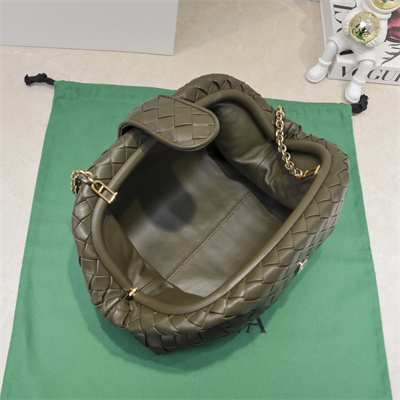 BV Teen Lauren 1983 With Chain Calfskin Mustard