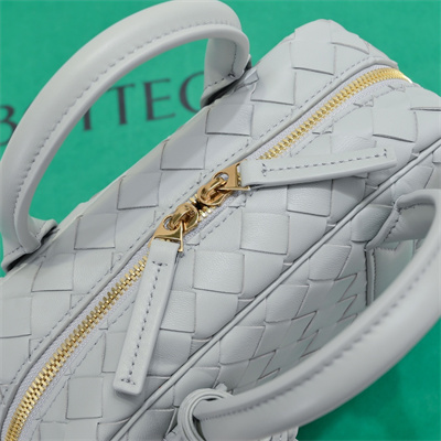 BV Small Getaway Top Handle Bag Lambskin Agate Grey