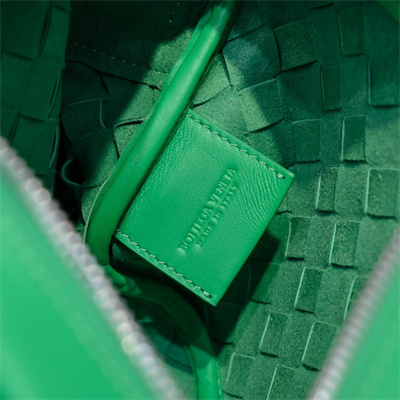 BV Small Intrecciato Camera Bag Calfskin Parakeet