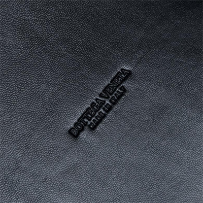 BV Large Andiamo Top handle bag Lambskin Leather Black