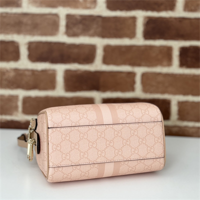 Gu.cci Ophidia GG Mini Top Handle Bag Pink 772053