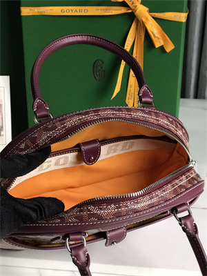 Goyard Saint Jeanne Medium Bowling Bag Burgundy