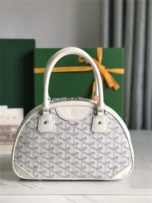 Goyard Saint Jeanne Medium Bowling Bag White