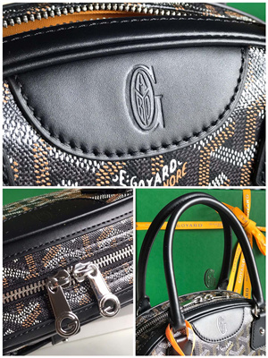 Goyard Saint Jeanne Medium Bowling Bag Black