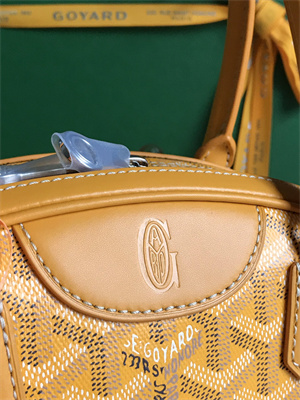 Goyard Saint Jeanne Medium Bowling Bag Yellow