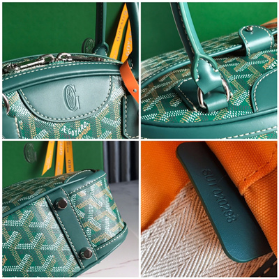 Goyard Saint Jeanne Medium Bowling Bag Green