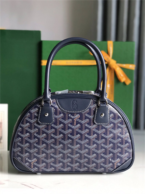 Goyard Saint Jeanne Medium Bowling Bag Navy
