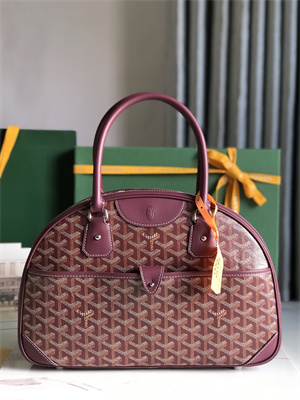Goyard Saint Jeanne Large Bowling Bag Burgundy