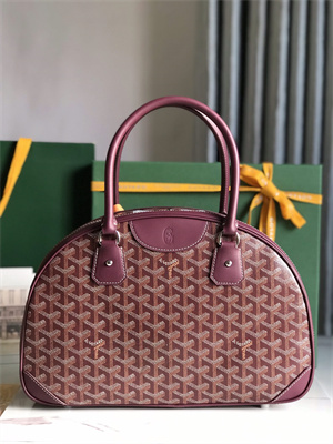 Goyard Saint Jeanne Large Bowling Bag Burgundy
