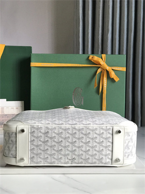 Goyard Saint Jeanne Large Bowling Bag White