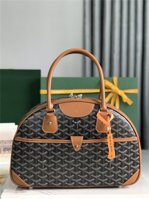 Goyard Saint Jeanne Large Bowling Bag Brown
