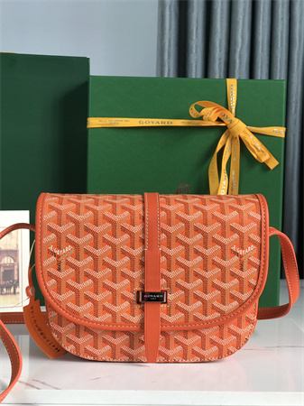 Belvedere PM Bag Goyardine Canvas & Decize Taurillon Leather Orange