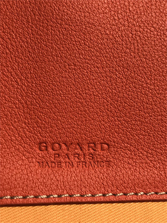 Belvedere MM Bag Goyardine Canvas & Decize Taurillon Leather Orange