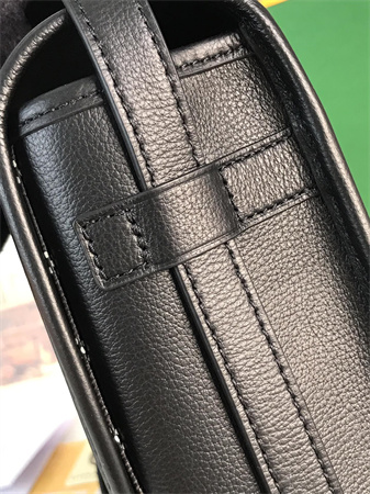 Belvedere MM Bag Goyardine Canvas & Decize Taurillon Leather black