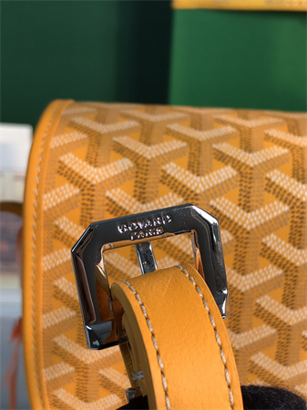 Belvedere MM Bag Goyardine Canvas & Decize Taurillon Leather Yellow