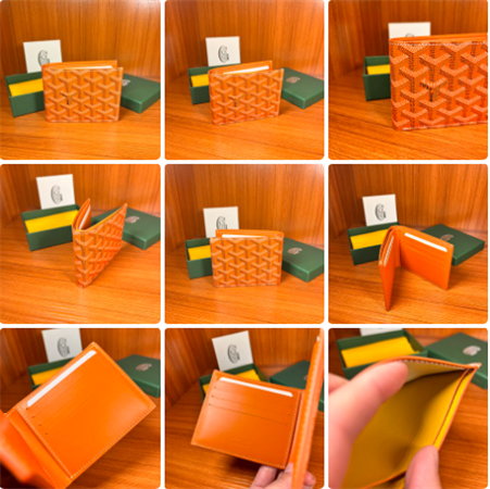 Victoire Wallet Goyardine Canvas & Vauzelles Leather 11 Colors