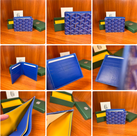 Victoire Wallet Goyardine Canvas & Vauzelles Leather 11 Colors